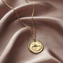 Script Name Wax Seal Necklace, thumbnail 4 of 7