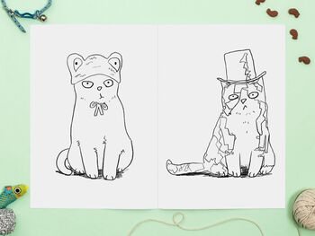 Colouring Books Dogs And Cats Pack Of Four, 3 of 12