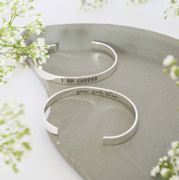 Personalised Sterling Silver Cuff, 4 of 10