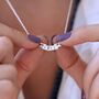 'Love' Banner Word Necklace, thumbnail 2 of 6