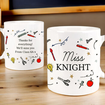 Personalised School Teacher Mug, 3 of 5