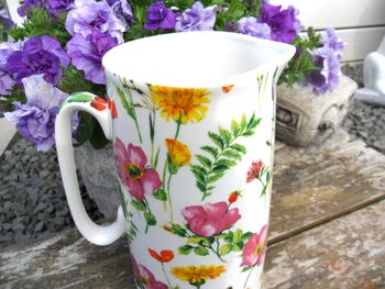 Large China Jug In Meadow Flowers Design, 5 of 8