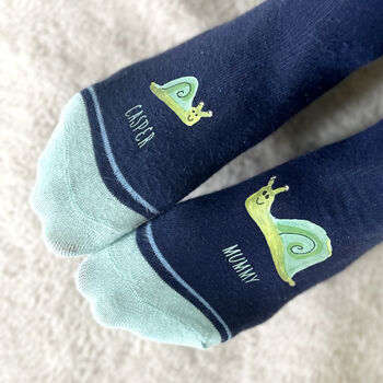 Me And You Snail Socks, 2 of 4