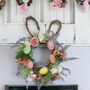 Large 43cm Easter Bunny Spring Easter Egg Wreath, thumbnail 5 of 8