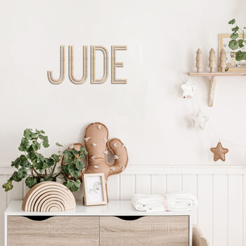 Personalised Wall Name Neon Font, 3 of 10