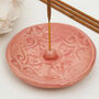 Moroccan Style Pink Incense Dish, thumbnail 4 of 6