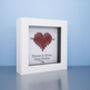 Personalised Valentine’s Day Gift – Heartbeat Love Small Frame, thumbnail 4 of 5