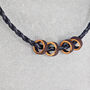 Personalised Men's Wooden Family Bead Necklace, thumbnail 6 of 6