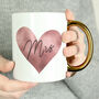 Personalised Valentine's Heart Mug, thumbnail 4 of 11