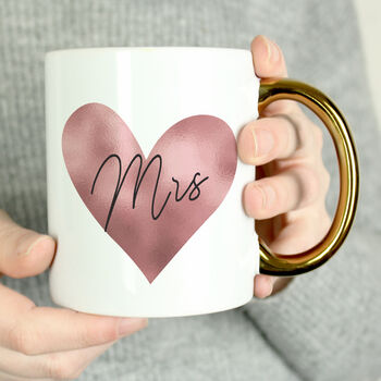 Personalised Valentine's Heart Mug, 4 of 11