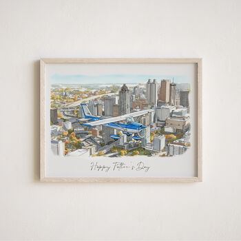 Personalised Plane Portrait, Father's Day Gift For Dad, 2 of 12