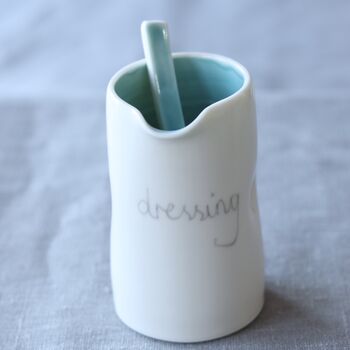 Watercolour Porcelain Dressing Jug And Spoon, 5 of 8