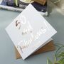 Fifty And Fabulous | 50th Birthday Card For Her, thumbnail 3 of 5