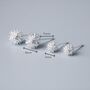 Sterling Silver Dandelion Stud Earrings, thumbnail 3 of 6