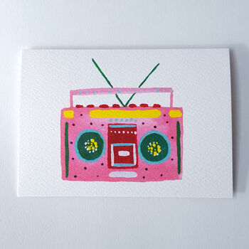 Boom Box Card, 5 of 5