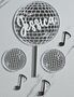 Disco Cake Topper Set, Disco Cake Charms, Disc Theme, thumbnail 1 of 3