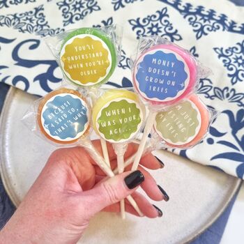 Cheeky Sayings Father's Day Small Lollipop Set, 2 of 4