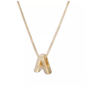 alphabet letter necklace by anna lou of london | notonthehighstreet.com