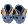 Handmade Recycled Cashmere Bunny Booties, thumbnail 11 of 12