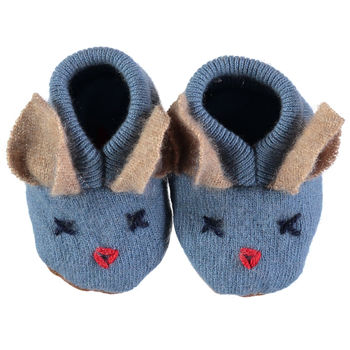 Handmade Recycled Cashmere Bunny Booties, 11 of 12