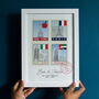 Personalised Travel Stamp Print, thumbnail 1 of 12