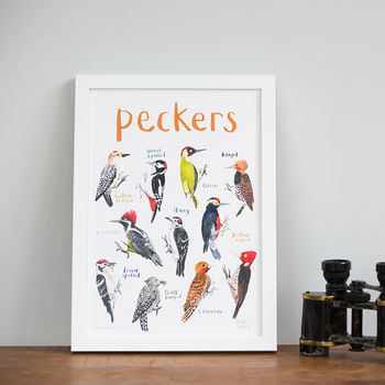 Peckers Art Print A4