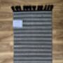 Black And White Patterned Rug, 69cm X 114cm, thumbnail 3 of 3