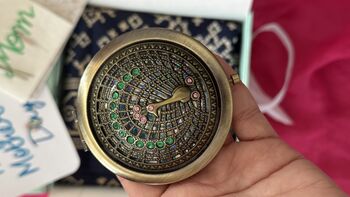 Compact/ Pocket Mirror, Printed Pill Box, 8 of 12