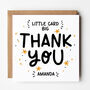 Personalised Thank You Card, thumbnail 1 of 4
