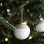 Holwell Christmas Baubles Set Of Three, thumbnail 2 of 2