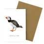 Common Puffin Print A6 Greetings Card, thumbnail 8 of 8