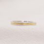 Adjustable Gold Inlay Sterling Silver Ring, thumbnail 5 of 11