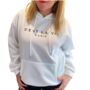 'C'est La Vie' White Hoodie – Cosy Gift For Her Summer Sale, thumbnail 1 of 5