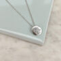 Sapphire And Diamond Pebble Necklace, thumbnail 5 of 5