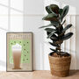 Cafe Latte Coffee Print Three Colour Options, thumbnail 5 of 6