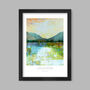 Grasmere Reflections Lake District Poster Print, thumbnail 1 of 3