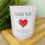 Personalised Funny Golf Valentines Candle Gift, thumbnail 3 of 11