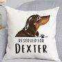 Reserved For Black Dachshund Cushion, thumbnail 1 of 2