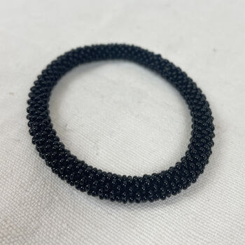 Fair Trade Handmade Glass Bead Tube Bracelets Mix Match, 11 of 12