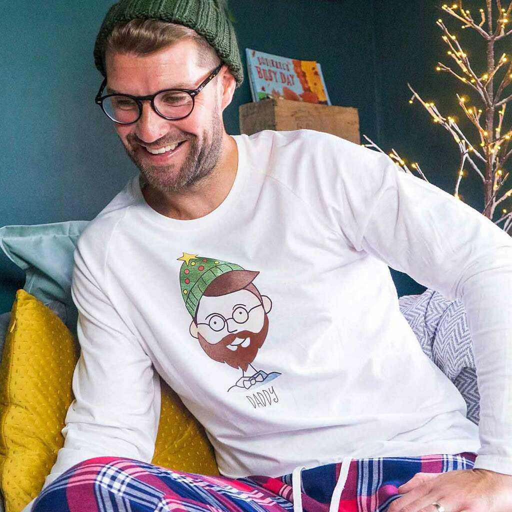 Personalised My Portrait Christmas Pyjamas, 1 of 11