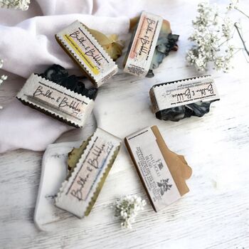 Gift Box2 Six Small Bars Handmade Soap With Seed Paper, 5 of 10