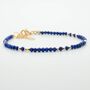 Skinny Lapis Lazuli Bracelet, thumbnail 6 of 8