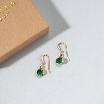 Birthstone Drop Earrings, 4 of 7