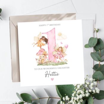 Fairy 3rd Birthday Card, Pink Birthday Card For Daughter, Granddaughter, Any Relationship, 5 of 6