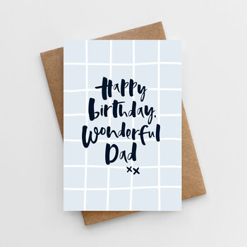 'Happy Birthday, Wonderful Dad' Birthday Card, 2 of 2