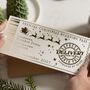 Personalised Lapland Christmas Boarding Pass Voucher, thumbnail 1 of 9