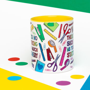 Colourful Stationery Lover Mug, 2 of 3