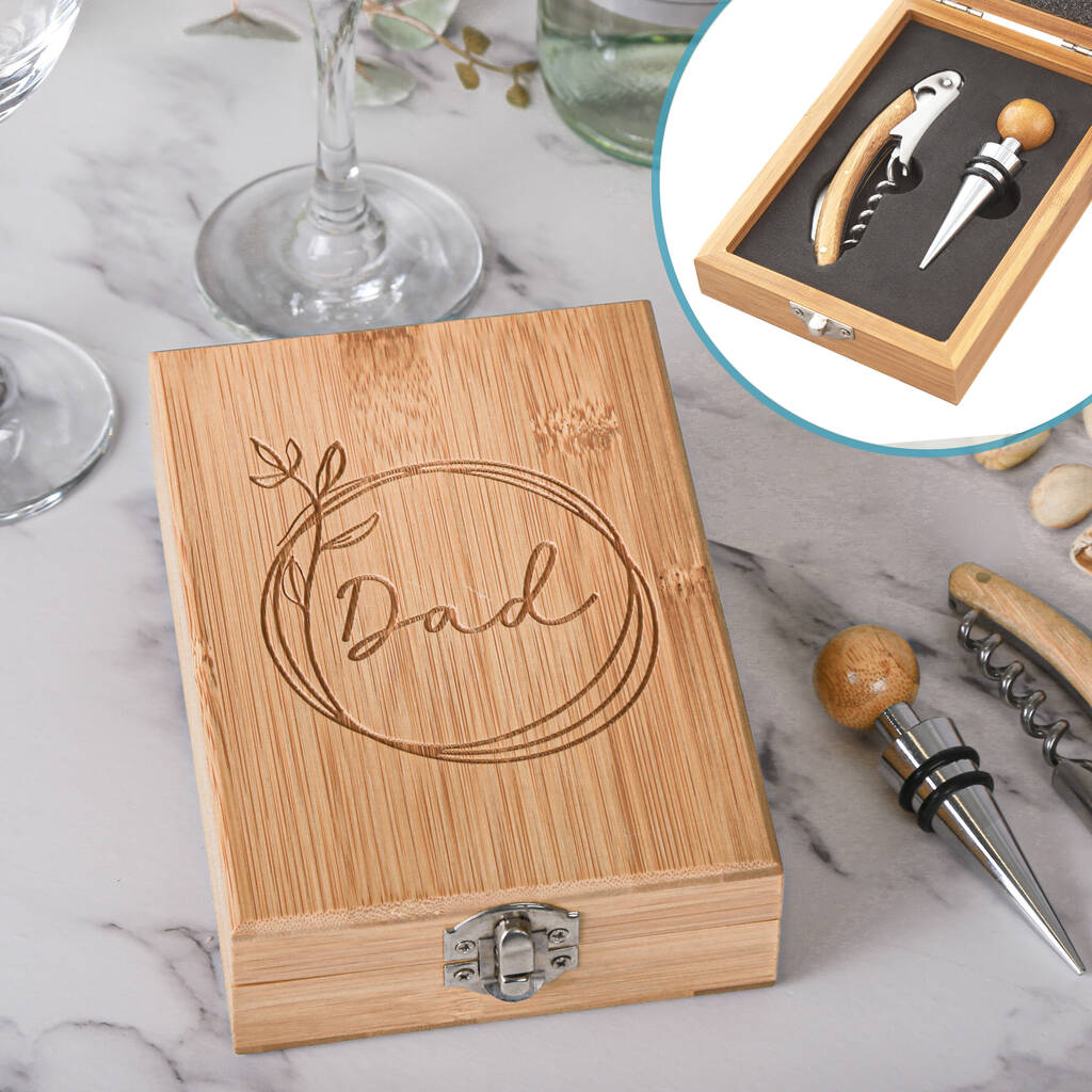 Personalised Wine Accessories Gift Set, 1 of 7