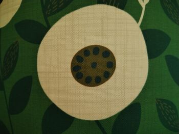 Green Floral Lampshade Handmade Fabric Lamp Shade Table Floor Or Ceiling Pendant, 2 of 11