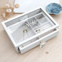 Personalised Luxury Glass Drawer Jewellery Box, thumbnail 9 of 12